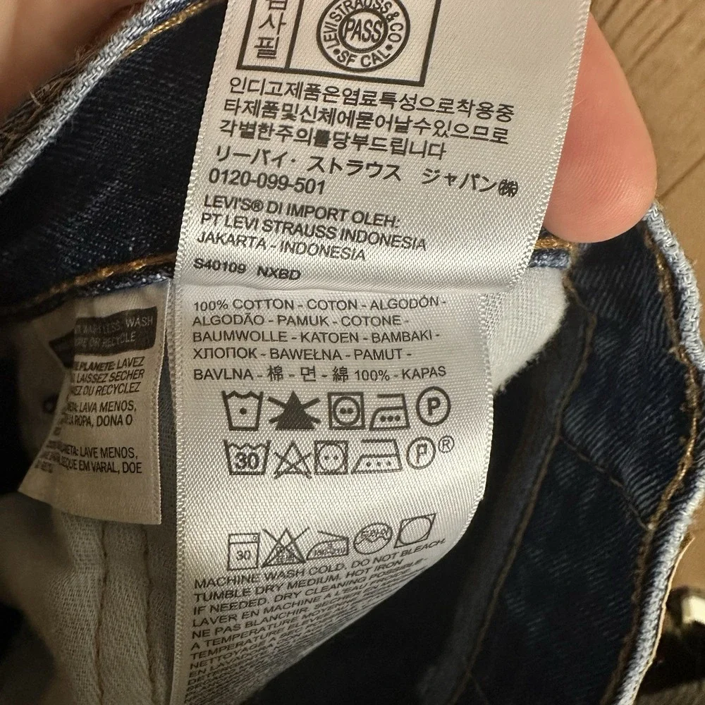Men's Levi Strauss 505 Jeans Size 38 x 34 Denim Medium Wash Bootcut Cotton Work‎